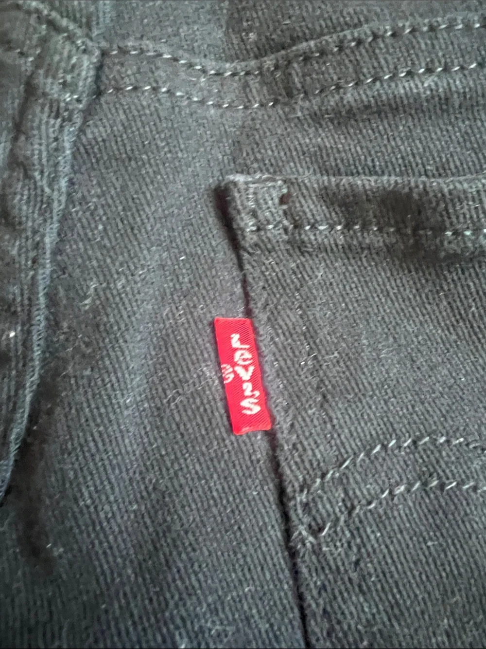 Levi's Black Girls Denim Roll-Cuff Shorts